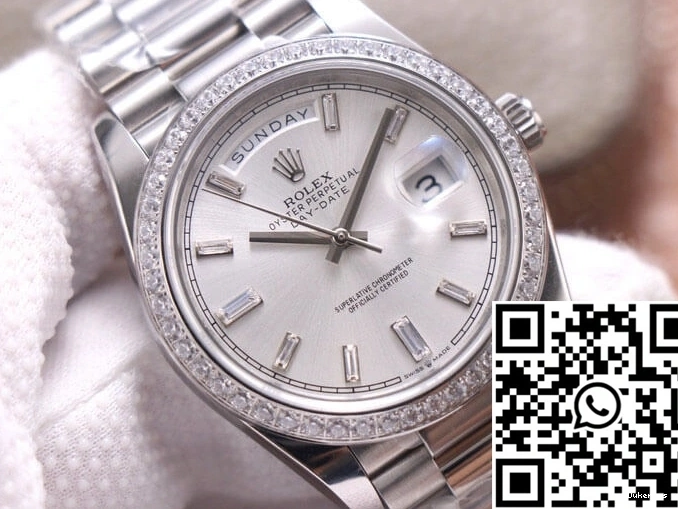 Dial Factory Rolex Silver Day-Date EW Diamond M228349RBR-0001 1221